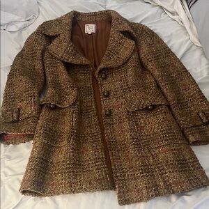 Nanette lepore Tweed Brown Jacket